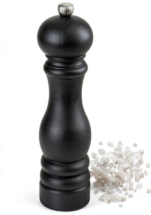 Peugeot - Paris u’Select Manual Salt Mill - Adjustable Grinder - Beechwood, Graphite Finish-0