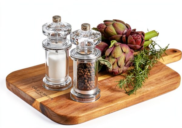 Cole & Mason 605 Refillable Spice Mill Clear Acrylic Salt Grinder 5.5-7