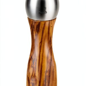 Peugeot Salt Mill Fidji Manual Olive Wood 6 Inch Adjustable Grinder-0