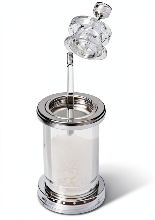 Cole & Mason 605 Refillable Spice Mill Clear Acrylic Salt Grinder 5.5-2