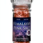 Himalayan Pink Salt Grinder by Xcell 4.0 oz Refillable Glass Mill-0