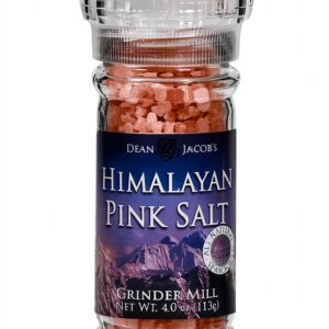 Himalayan Pink Salt Grinder by Xcell 4.0 oz Refillable Glass Mill-0