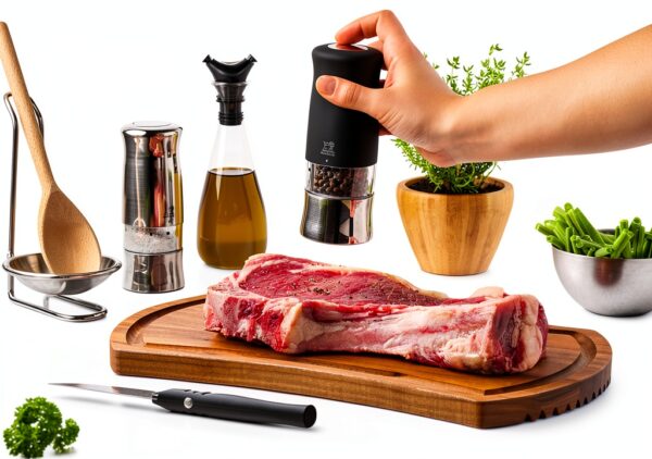 Peugeot Fidji Salt Mill – Adjustable Grinder – Matte Black 6‑Inch-6