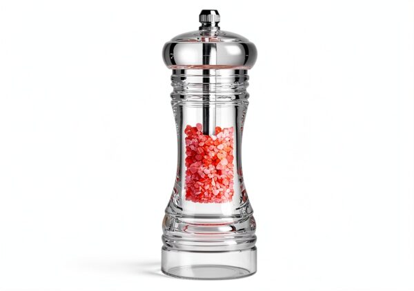 Acrylic Pepper Mill AGIgear Adjustable Coarseness Manual Grinder 6in-3