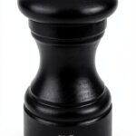 Peugeot Bistro 3 1/2 Inch Chocolate Salt Shaker Compact Wood Design-0