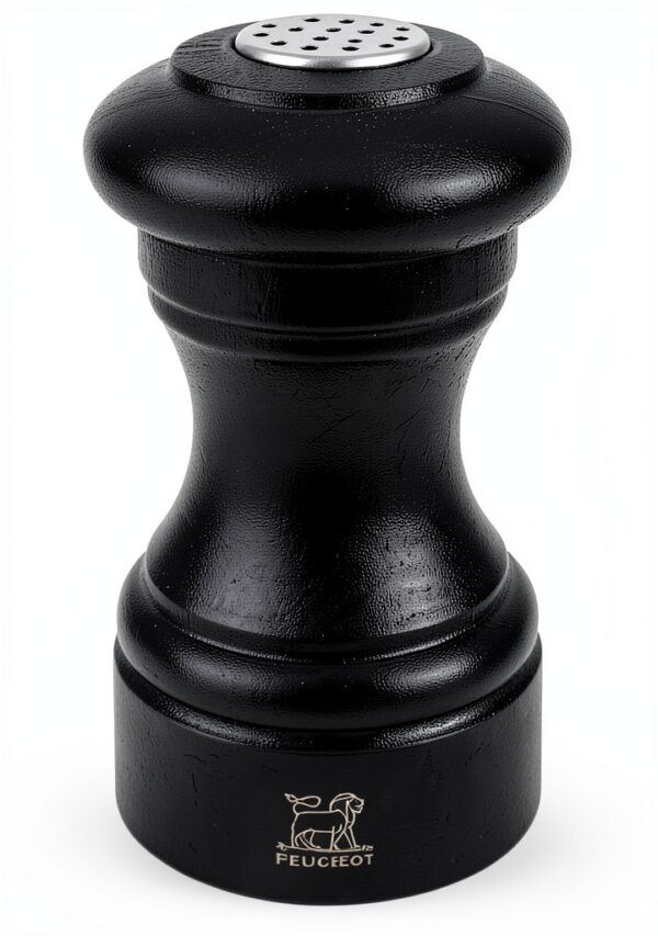 Peugeot Bistro 3 1/2 Inch Chocolate Salt Shaker Compact Wood Design-0
