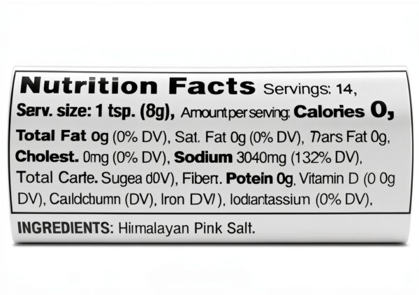 Himalayan Pink Salt Grinder by Xcell 4.0 oz Refillable Glass Mill-1