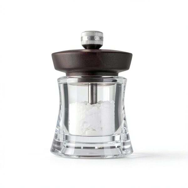 Cole & Mason Acrylic Salt Mill – Grinder with Adjustable Grind – 3.75"-4