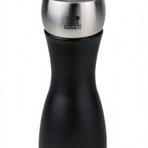 Peugeot Fidji Salt Mill – Adjustable Grinder – Matte Black 6‑Inch-0