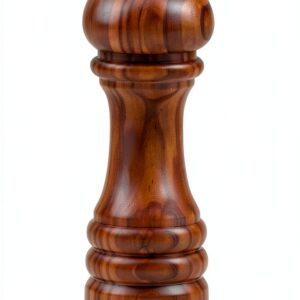 Olive Wood Salt Mill 6.5 Inch Imperia by Bisetti Ceramic Grinder-0