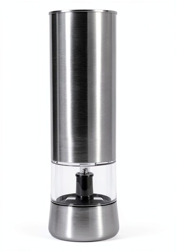Cole and Mason Electric Salt Mill Stainless Steel Heart Shaped Grinder-1