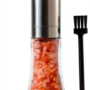 Stainless Steel Salt Pepper Grinder Bunchtou 2oz Mill-0