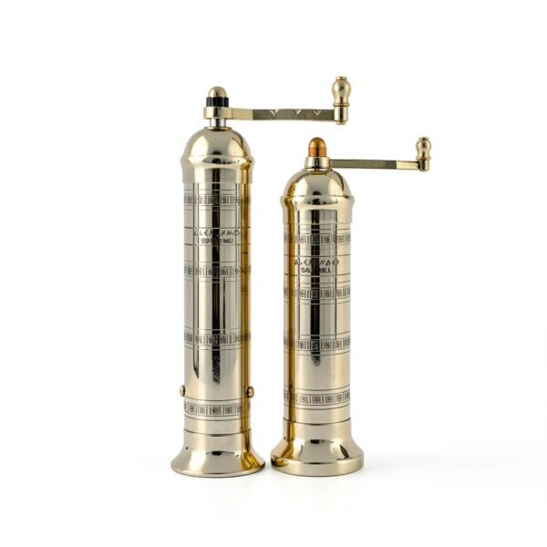 Greek Salt Mill 9-Inch Brass Original by Alexander Home-3