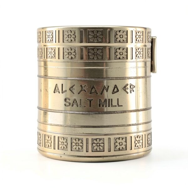 Greek Salt Mill 9-Inch Brass Original by Alexander Home-5
