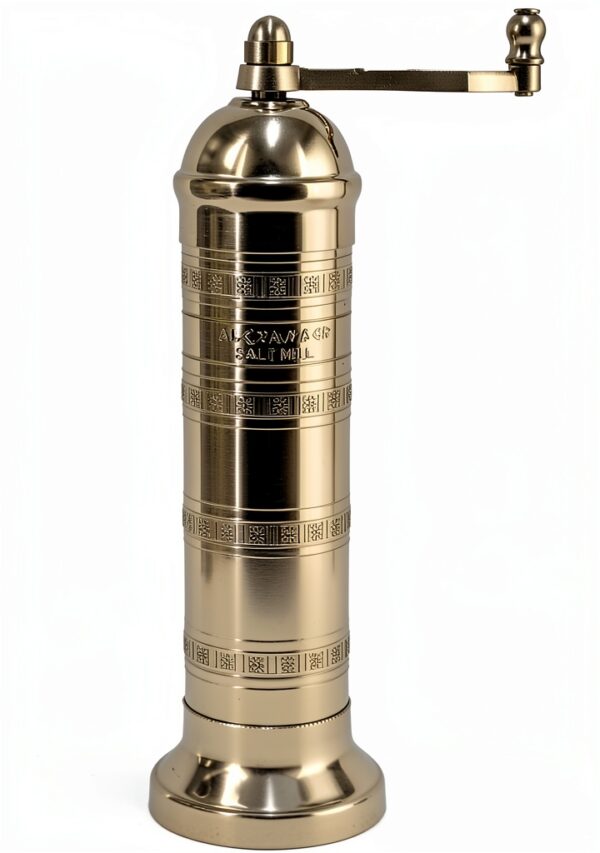 Original European Mill Brass 8-Inch Salt Grinder by Alexander Home-0