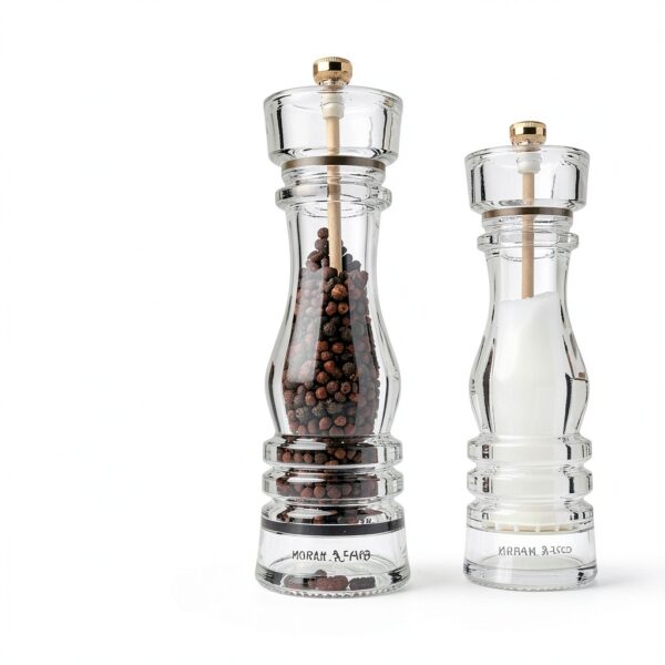 Cole & Mason London Refillable Spice Mill – Acrylic 8" Salt Grinder-1