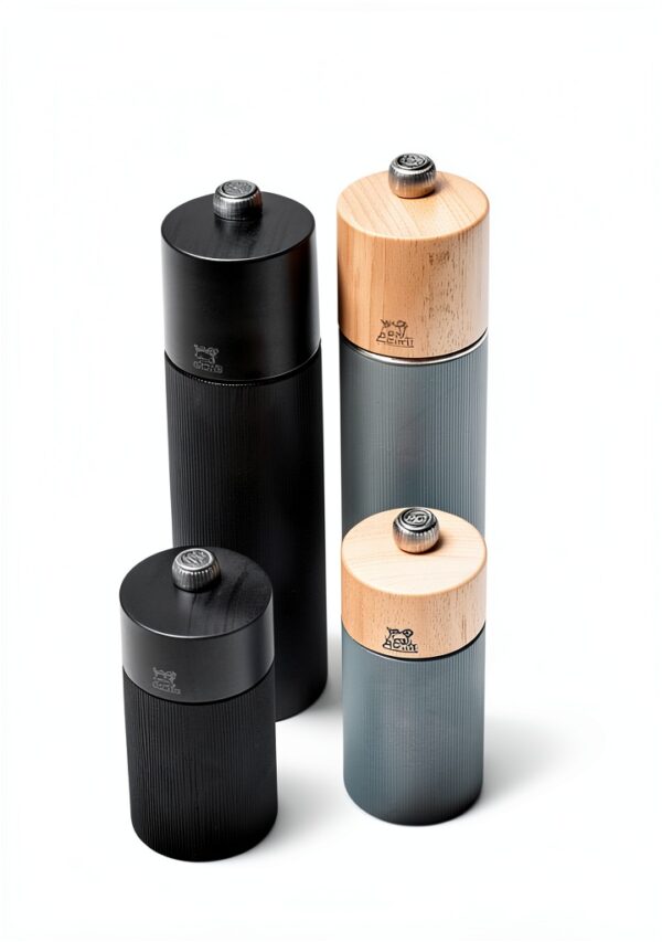 Peugeot Salt Mill Line Classic Aluminum Wood Design Natural 4.73in-7
