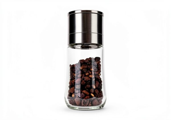 Stainless Steel Salt Pepper Grinder Bunchtou 2oz Mill-2