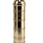 Greek Salt Mill 8 Inch Tall Brass - Alexander Home Manual Grinder-0