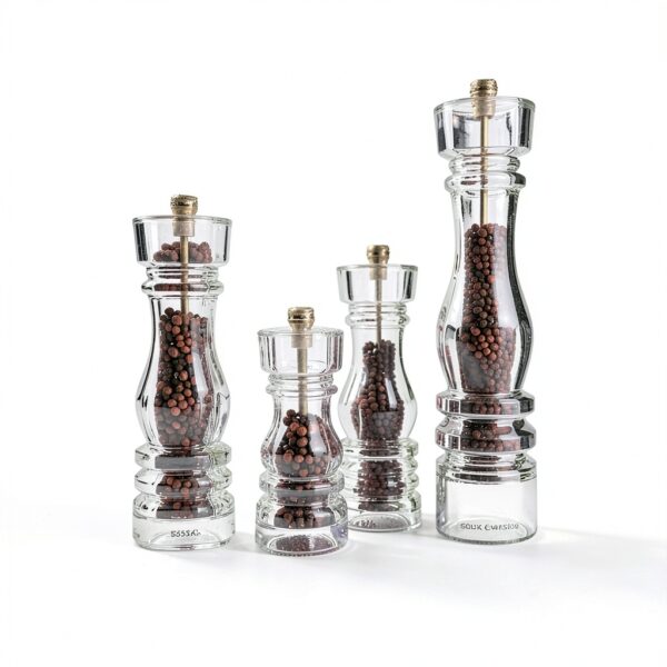 Cole & Mason London Refillable Spice Mill – Acrylic 8" Salt Grinder-5