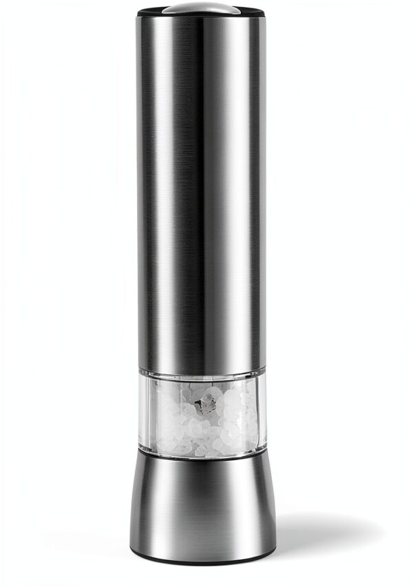 Cole and Mason Electric Salt Mill Stainless Steel Heart Shaped Grinder-7