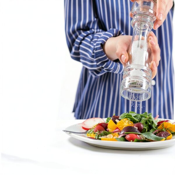 Cole & Mason London Refillable Spice Mill – Acrylic 8" Salt Grinder-3