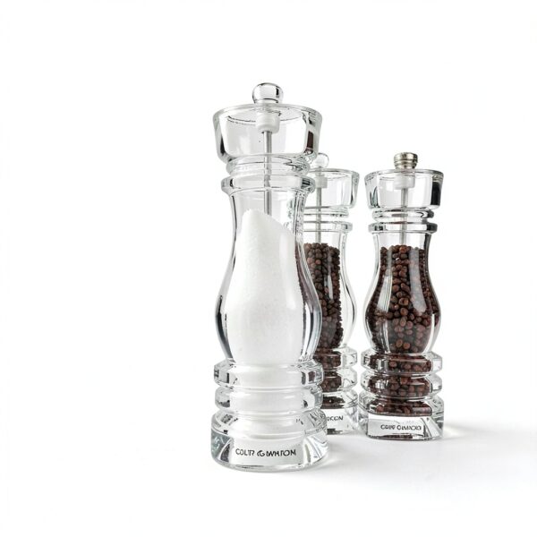 Cole & Mason London Refillable Spice Mill – Acrylic 8" Salt Grinder-4