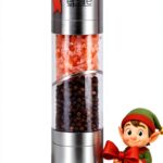 Salt and Pepper Grinder Eparé 2-in-1 Stainless Steel Refillable Combo-0