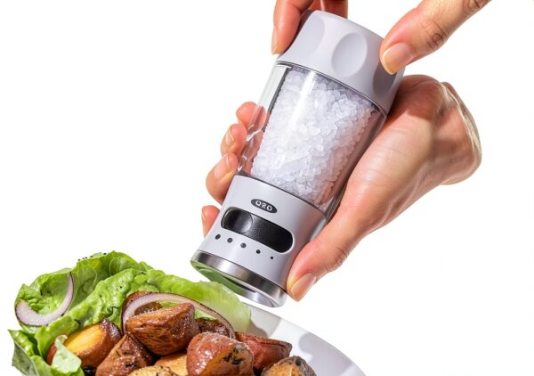 Salt Grinder OXO Good Grips Contoured Gray Ceramic – One Size-1