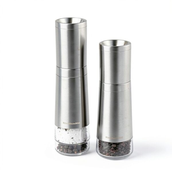 KitchenAid Stainless Steel 8 Inch Salt Grinder Adjustable Coarse Fine-3